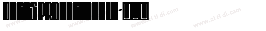 Dugas Pro Regular Ul字体转换